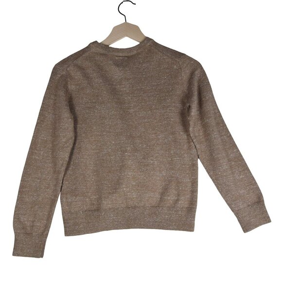 GAP Kids Brown Marled Crewneck Pullover Sweater Size L (10-11 Years) - Picture 3 of 7
